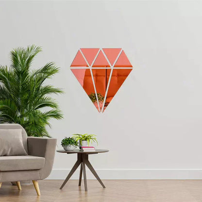 Diamond Shaped Acrylic Mirror